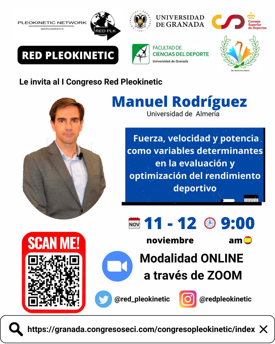 Red Pleokinetic 🇪🇸🇨🇱🇨🇴🇺🇾🇧🇷🇦🇷🇲🇽 (@red_pleokinetic) on Twitter photo 📚 Mesa de Expertos: Control de la Carga
🤓 <a href="/Sergio_Miras/">Sergio Miras-Moreno</a> <a href="/amagr/">Amador García Ramos</a> <a href="/ManoloRodrigue/">Manuel Rodríguez</a> <a href="/alex_pc1992/">Alejandro Pérez Castilla</a> <a href="/andresbaena96/">Andrés Baena</a>
Inscripciones:granada.congresoseci.com/congresopleoki… 📚 Mesa de Expertos: Control de la Carga
🤓 <a href="/Sergio_Miras/">Sergio Miras-Moreno</a> <a href="/amagr/">Amador García Ramos</a> <a href="/ManoloRodrigue/">Manuel Rodríguez</a> <a href="/alex_pc1992/">Alejandro Pérez Castilla</a> <a href="/andresbaena96/">Andrés Baena</a>
Inscripciones:granada.congresoseci.com/congresopleoki…