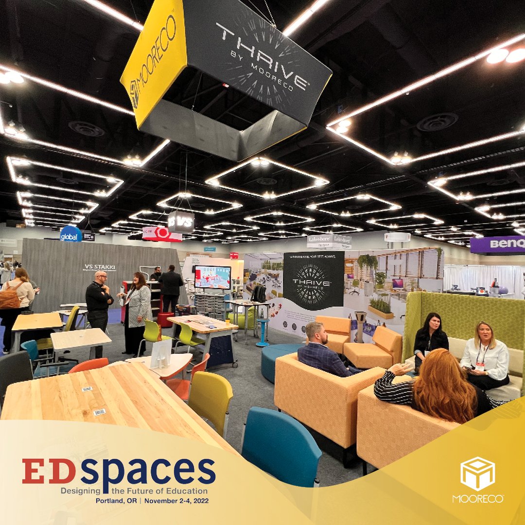 MooreCoInc's tweet photo. π Come see our revolutionary classroom and workspace layouts at EdSpaces on November 2-4, 2022, in Portland, OR. The MooreCo team will be at booth 1143!
#MooreCo #MooreCoInc #Edpsaces #FutureofEducation #EducationDesign #WorkplaceDesign #DesigningtheFuture #Portland https://t.co/mg5Q1XgLjf