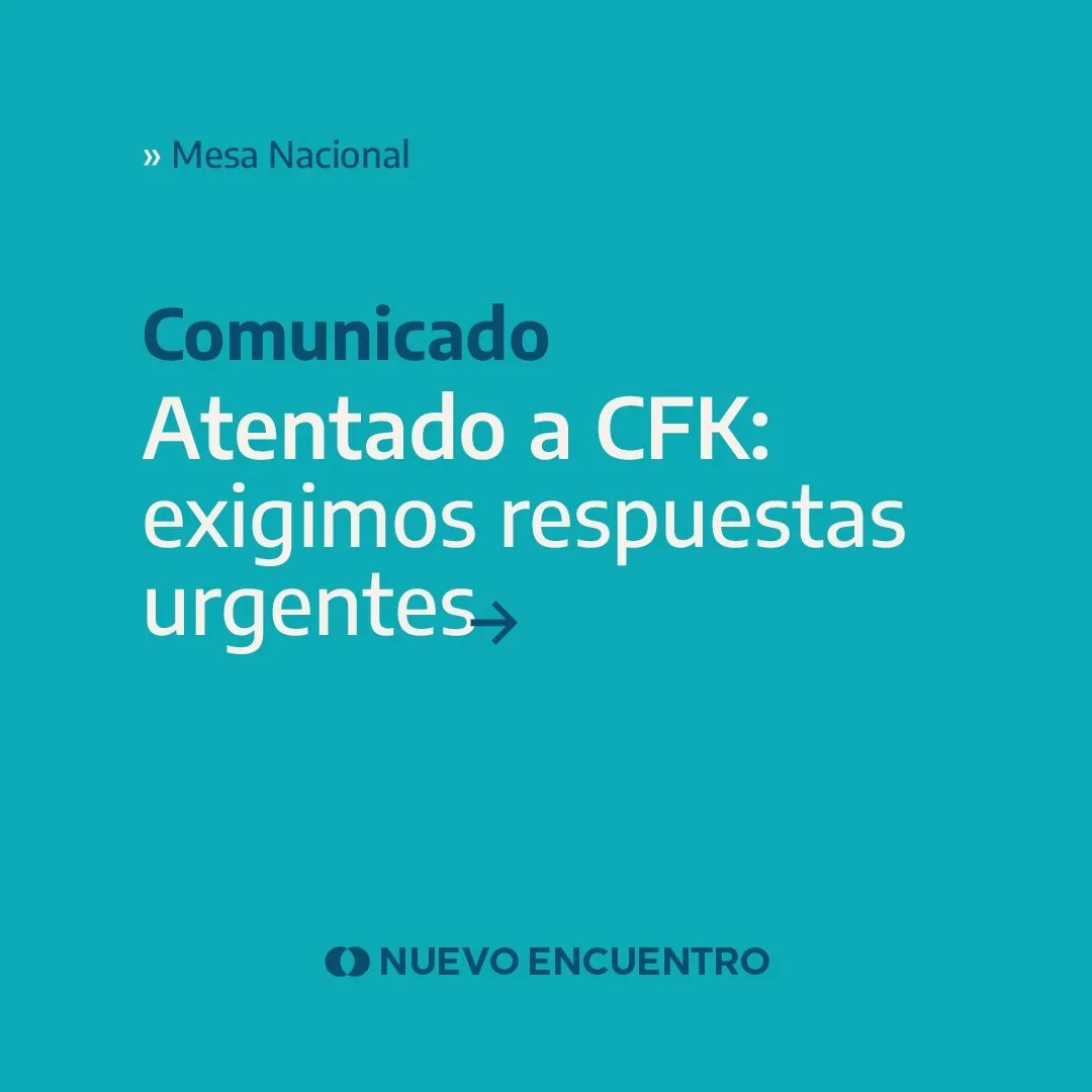 NEComuna13's tweet photo. 📣 Comunicado de la #MesaNacional de @NuevoEncuentro_ https://t.co/fYiyMd6EGP