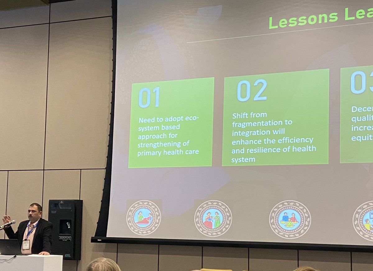 juliabluest's tweet photo. @Sat_21298 shares @Jhpiego support the Gov of India to expand #PHC across almost 1000 facilities, lessons include 1) use an ecosystem model 2) integrate services 3) decentralizing greatly increased access to FP/MNH services 4) focus on community and demand side #HSR2022 https://t.co/EExWrl1qdQ