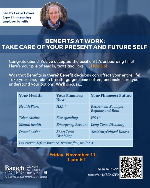 Baruch_EOC's tweet photo. Mentees check out this Zoom event organized by the Zicklin Graduate Management Center on November 11!

If interested, please register here: https://t.co/8u9z5kwLxL https://t.co/GiKAH3O71P