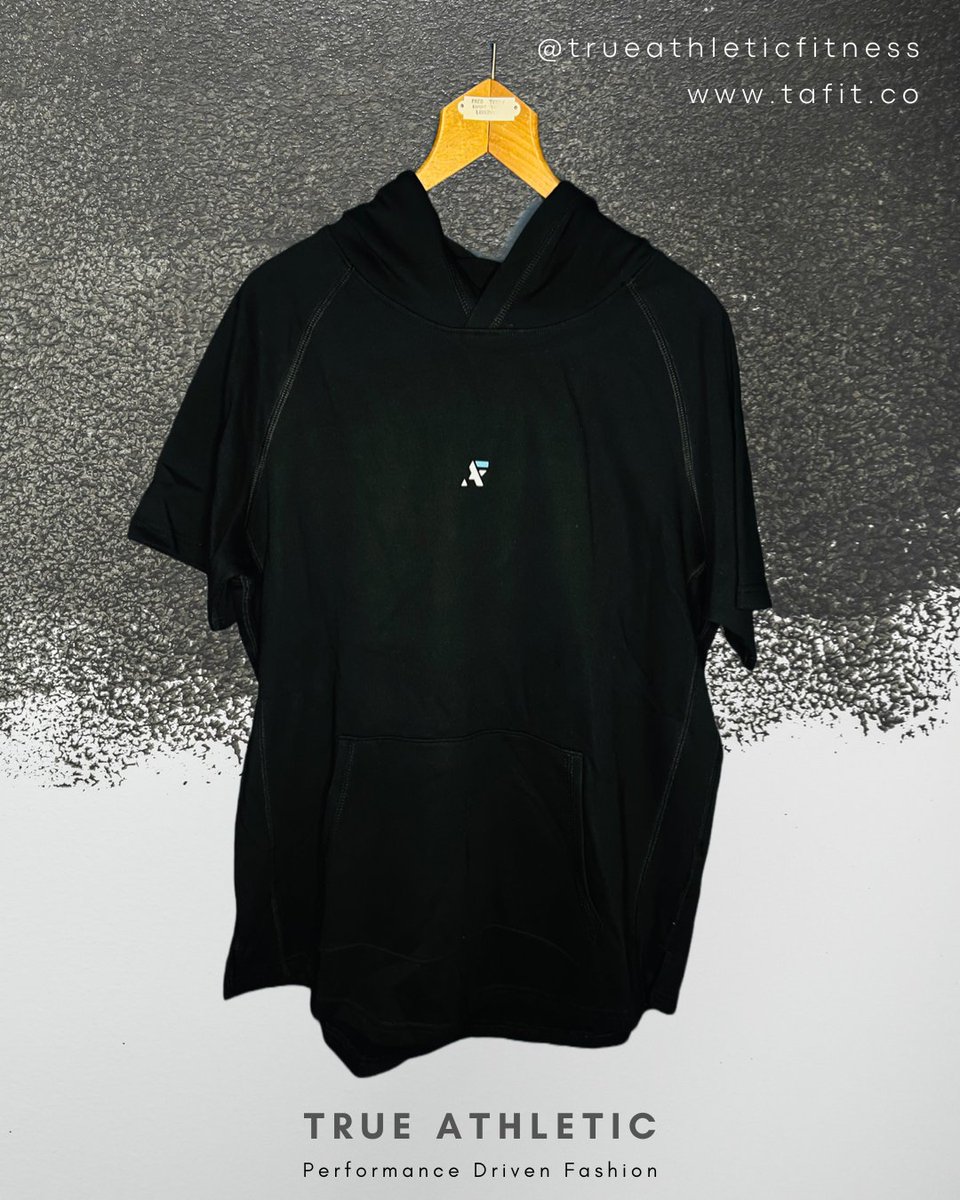 TruAthFit's tweet photo. True Athletic Men's Relaxed Fit short sleeve hoodie! 

Best used for...
☑️  Before the Sesh
☑️  During the Sesh
☑️  After The Sesh 

#youretrueathletic #mensfitness #relaxedhoodie https://t.co/OYspdTfyaz