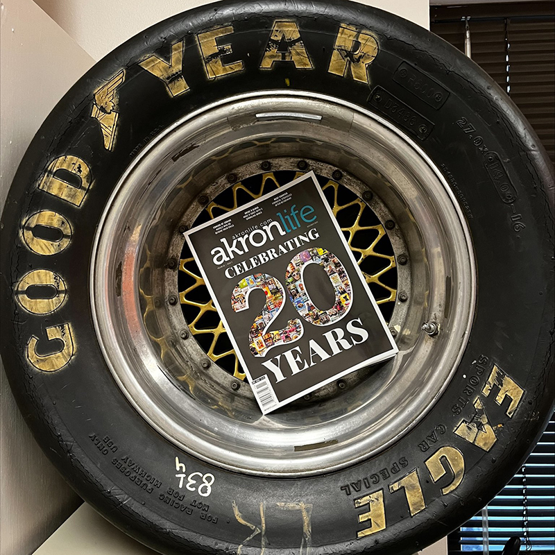 Our 20th-anniversary issue is out! Pick one up to read about how downtown Akron has evolved and hear from Don Drumm, Jim Porter, Lisa King and more.  

Find it: akronlife.com/where-to-find-…

Subscribe: akronlife.com/arts-and-enter… 

<a href="/ProFootballHOF/">Pro Football Hall of Fame</a> <a href="/DonDrummStudios/">Don Drumm Studios</a> <a href="/metro_parks/">Summit Metro Parks</a>  

🎉🎉🎈🎈