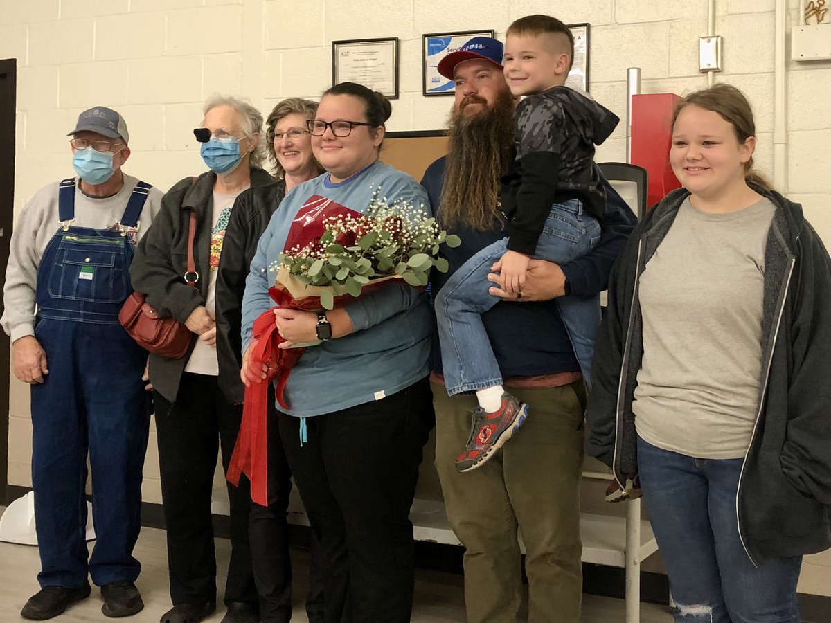 We are so happy to announce our Support Person of the Year, our Nutrition Manager Mrs. Jamie Gramling! She is such a vital and positive part of our community. We ❤️ you, Ms. Jamie! Congratulations on this well-deserved honor!