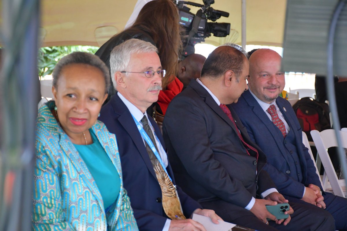 UNDP_Botswana's tweet photo. This morning we joined #UN agencies &amp; development partners to commemorate #UNDay2022 in 🇧🇼
Climate change has been a priority in the past &amp; will be one even in the future
@UN_Botswana @Lemskwape @ZiaChoudhury https://t.co/zQmXjUke1m
