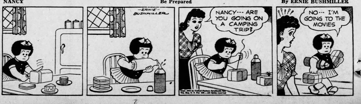 Nancy Comics by Ernie Bushmiller tweet media