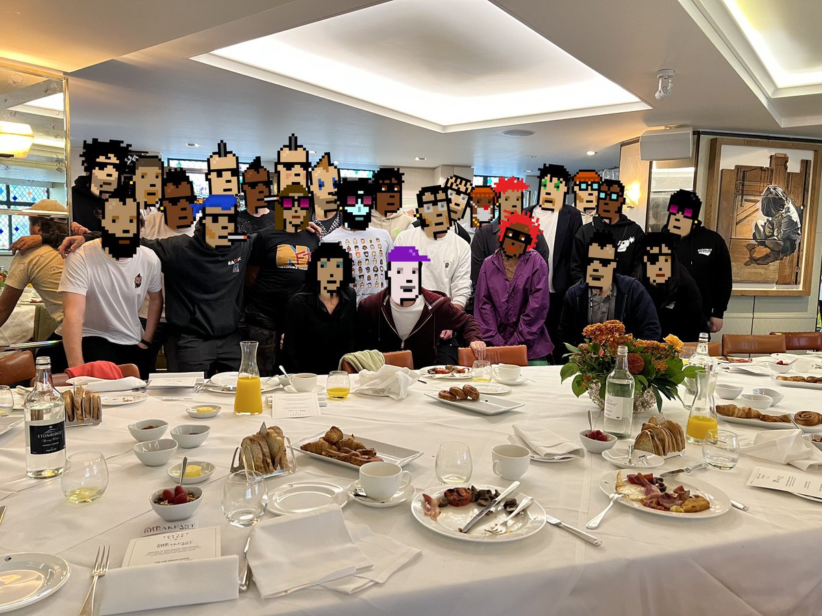 punk8735's tweet photo. Thank you all for being there🙏

@miguelfaus @HotelMarket20 @jackparker_eth @Dario_Desiena @punk1423_eth @blokculture @Tschuuuuly @Punk4569 @foreverpunksnft @0xLambi @Derek37820719 @Chris_Perdek @Discodoteth @gwendall @VoyTechEth @punk3690 @nft_france @Cyberpnk9462 @djtsoi https://t.co/JkOoZKnRAr