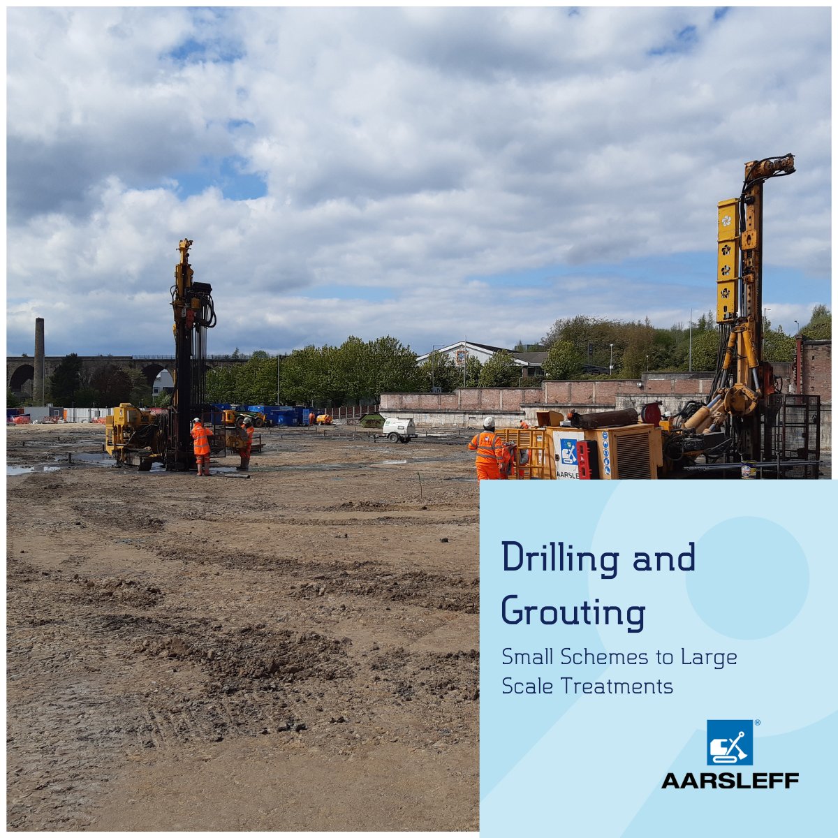 AarsleffUK's tweet photo. Need ground stabilisation on your site? Check out Aarsleff's range of geotechnical solutions, including drilling and grouting, on our website: https://t.co/tFi3zS1lll 
#aarsleff #groundstabilisation #designeddeliveredtrusted #geotechnical #geotechnicalengineering https://t.co/eGvSoZ11ns