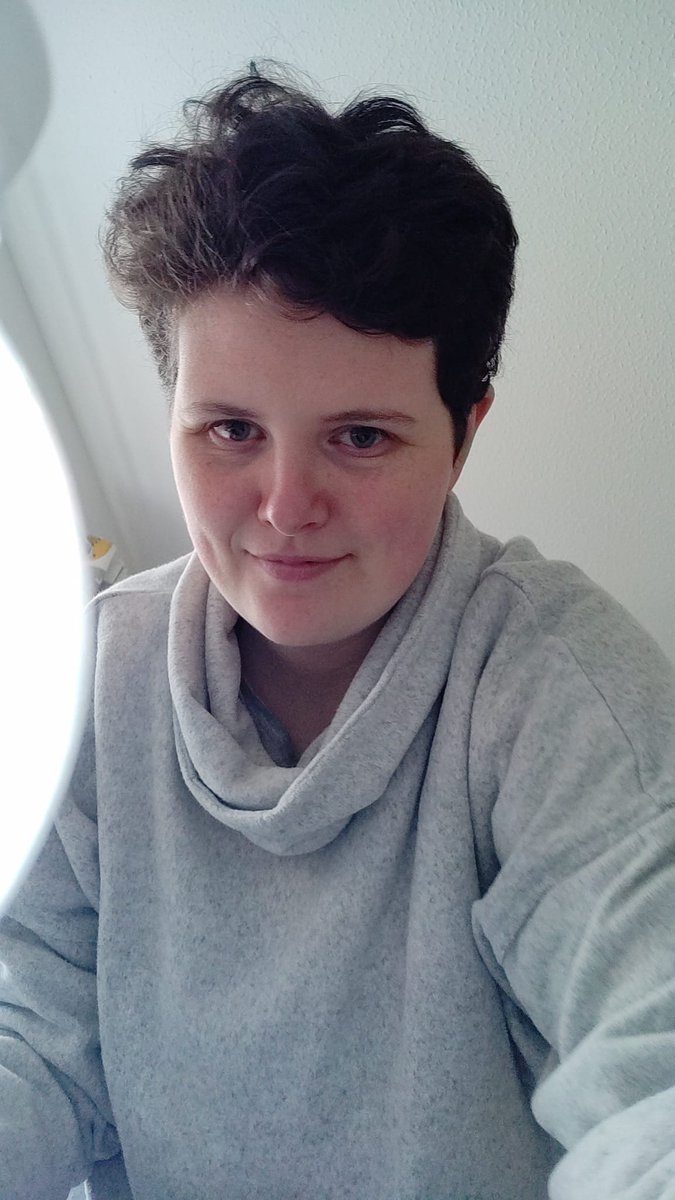 rachelkmclaugh's tweet photo. Picture of a very tired student slowly editing her MA thesis. I keep reminding myself that I'm almost there. At this phase of it, I'm constantly talking to myself, I don't know if that's normal but it's working for me! 🌻✨ #MAThesis #AlmostThere #SlowAndSteadyWinsTheRace https://t.co/n5A7uyBzM0