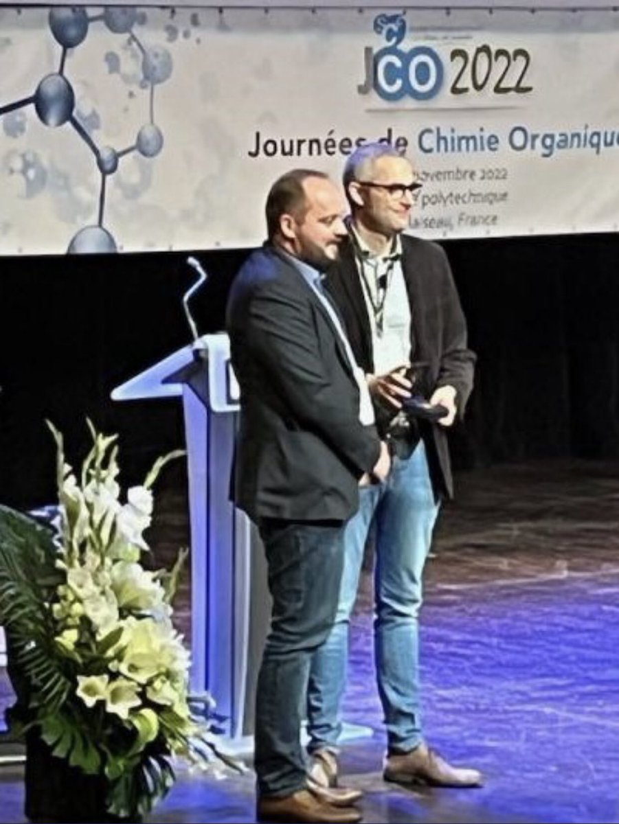 SynBioF_COBRA's tweet photo. Congratulation to Thomas Poisson for your J. M. Lehn Prize. Let’s celebrate now @LabPoisson 
@DCO_SCF @SynBioF_COBRA @insarouen @INC_CNRS https://t.co/3No85Rfw6K