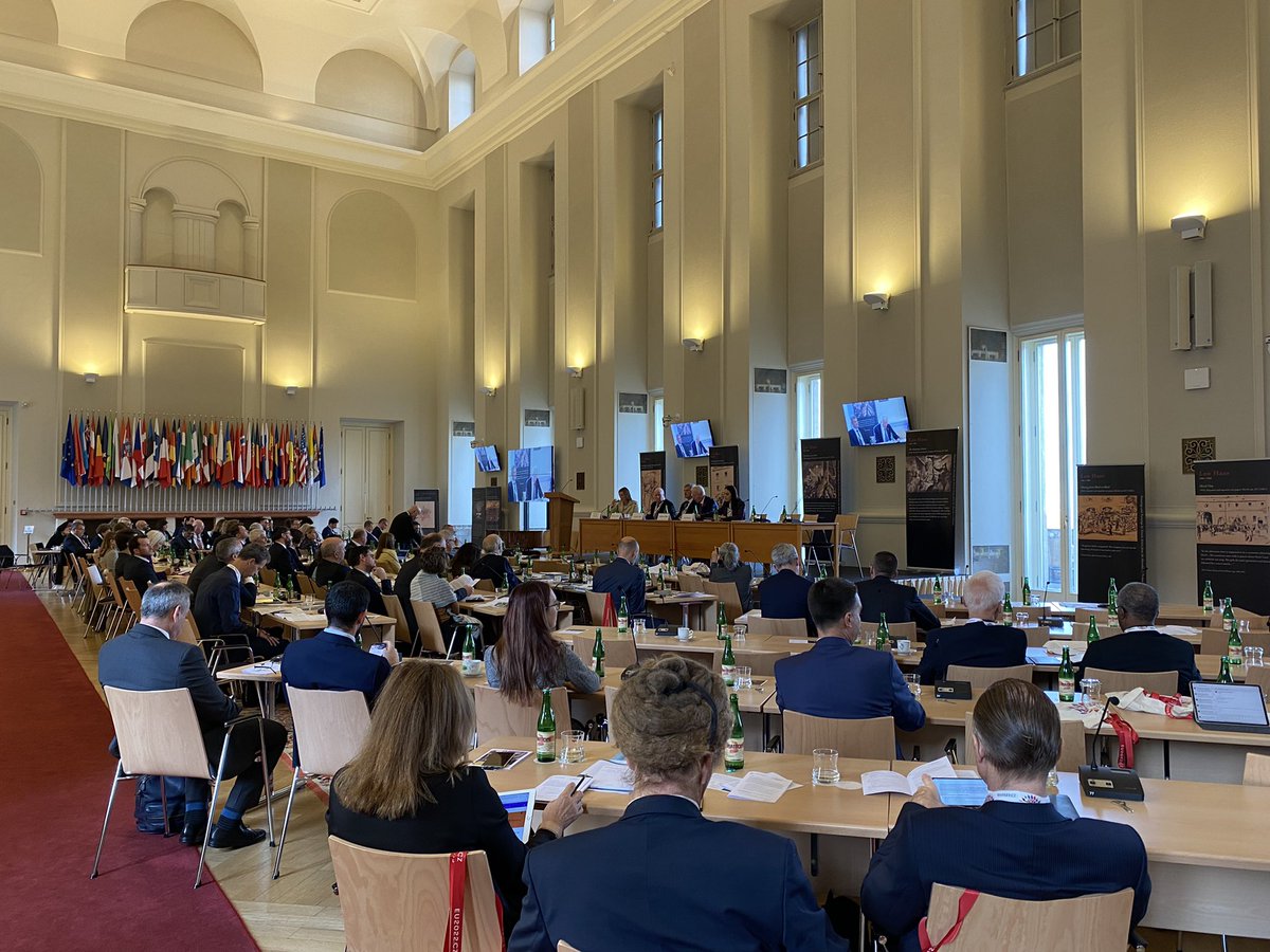 HonStephaneDion's tweet photo. At the #TerezinDeclarationConference in Prague @CzechMFA , I spoke to how Canada 🇨🇦 is tirelessly combatting antisemitism and online hate speech, two interconnected plagues, which must be overcome. @CanEmbCZ https://t.co/gvLqw9kZIZ