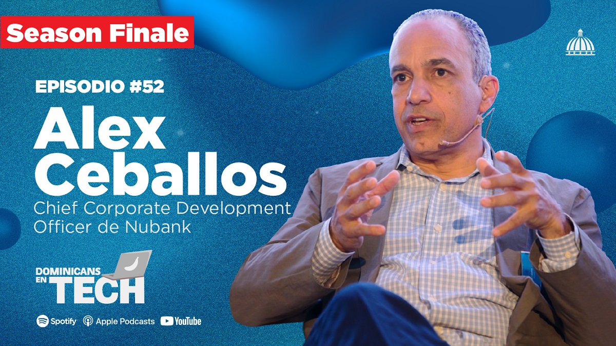 MIC_RD's tweet photo. La entrevista para cerrar la primera temporada de #DominicansenTech es a Alex Ceballos, Chief Corporate Development Officer en Nubank. De co-host tenemos al ministro @itobisono quien acompaña en esta entrevista al alto ejecutivo del Fintech Brasileño.
🎙️https://t.co/Wj5KETLgEM https://t.co/6k5E6zEQAM