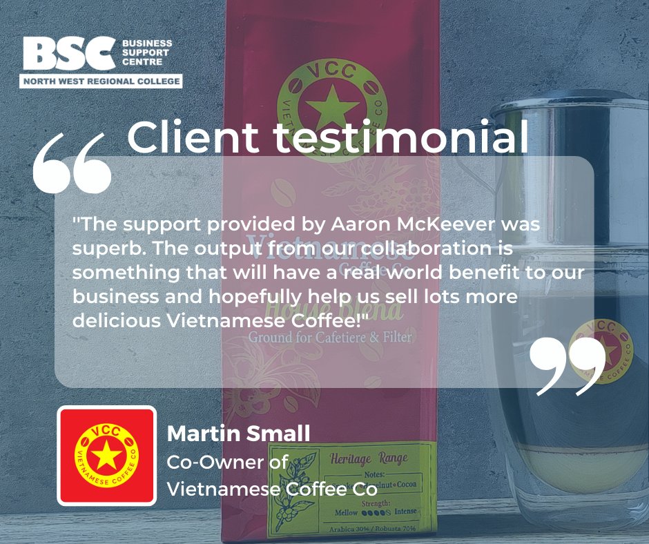 <a href="/CoVietnamese/">VietnameseCoffeeCo</a> worked with our Creative &amp; Digital Media Consultant Aaron McKeever to develop digital interactive packaging for their luxury gift boxes as part of the InnovateUs Programme which is funded by <a href="/Economy_NI/">Economy NI</a>.

Check out the case study HERE: bit.ly/3UoJ8mj