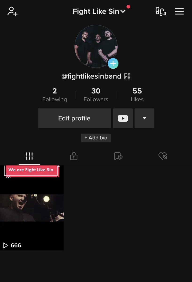Day 1 on TikTok was a success! 666 views 😈 on first video 🤘