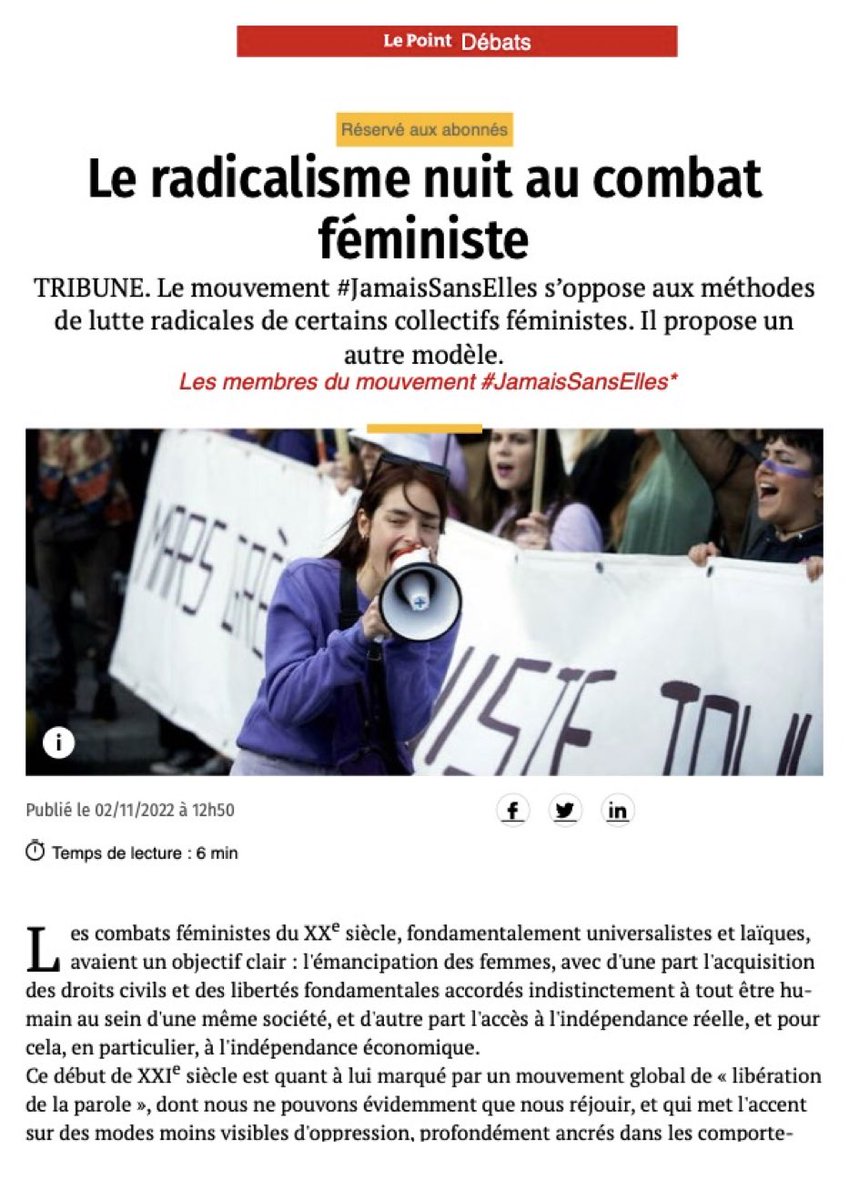 thierryjadot's tweet photo. En co-signant cette tribune je revendique un féminisme humaniste, un féminisme républicain qui rassemble, qui mobilise les hommes et les femmes dans des actions de terrain, pour faire grandir partout le droit, l’égalité et la diversité. @JamaisSansElles https://t.co/fNi2zUPRfy https://t.co/HMaOCguurl