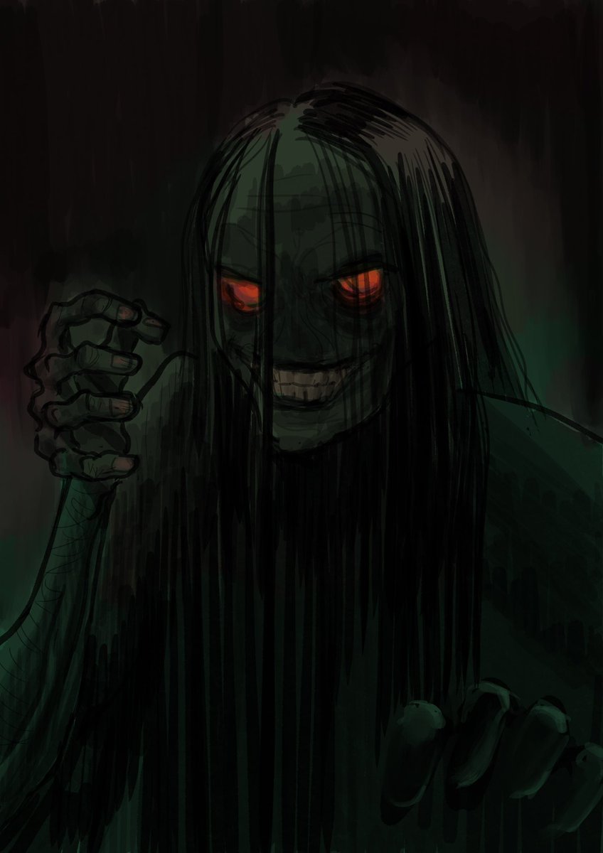 nautilebleu's tweet photo. Creepy monsters for spooky times !

#creepy #creepypasta #thering #monster #horror #horrormovie #sadako #dark #darkbeing #spookyart #creepyart #darkart #macabreart #horrorart #spookyeye #spookyeyes #darkside  #slenderman #slender https://t.co/SwcWTfTU4i