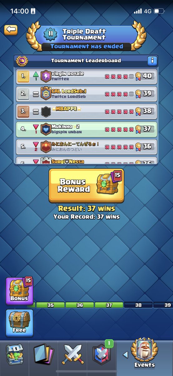 #4 new personal best 🏆 <a href="/BigSpinCR/">BigSpin</a> 🤣🤣