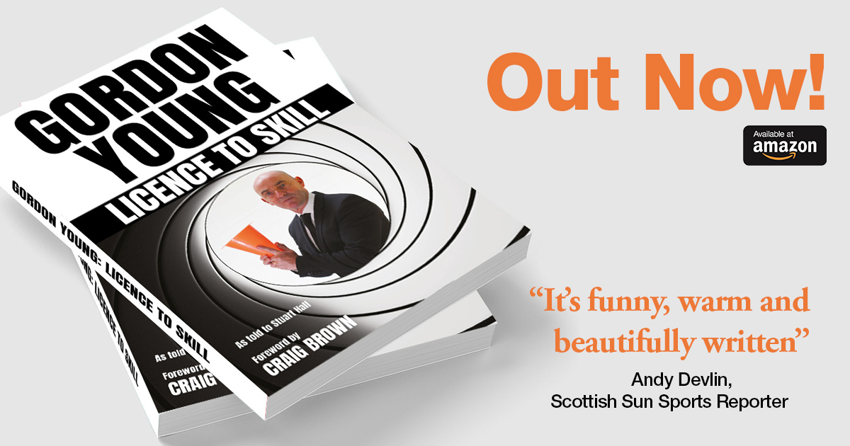Delighted that Gordon Young: Licence To Skill will be sold at <a href="/FormerMFC/">MFC Former Players</a> players fundraising dinner at Fir Park on Friday night. Donations from the sale of the book will be split between the Former Players group and <a href="/TheWellSociety/">The Well Society</a>. Hope it’s a great night!