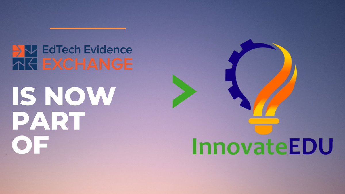 EdTech Evidence Exchange tweet media