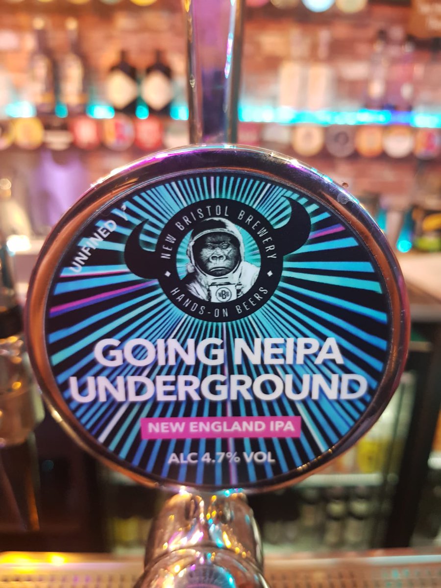 //👳🏽🍺ON TAP: NEW BRISTOL BREWERY' S GOING NEIPA UNDERGROUND 🍺👳🏽// We welcome this tropical juicy beauty to the pumps @NewBristol NEIPA= New England India Pale Ale - so clever! #GetCrafty #Shipley #Saltaire #Bradford #Yorkshire #Indian #StreetFood #CraftBeer