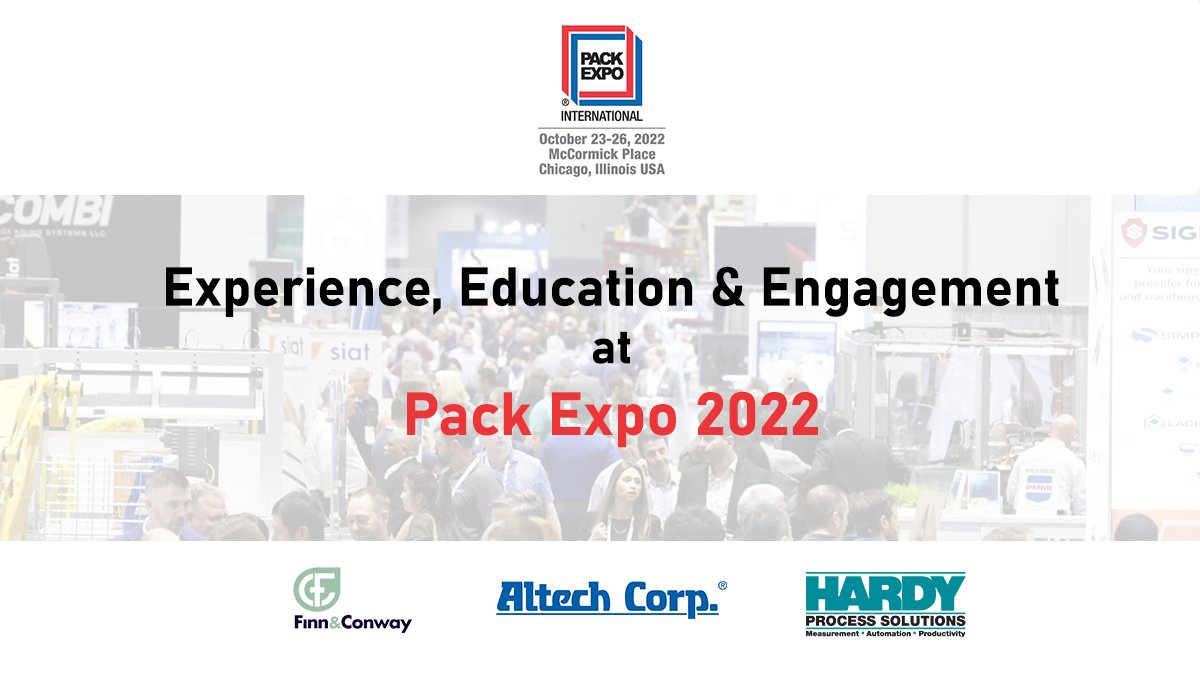 Great to see big crowds at trade shows again! <a href="/packexposhow/">PACK EXPO</a> 2022 did not disappoint! 44,000 attendees and over 2,000 exhibitors together to talk about all things packaging and processing.

finnandconway.com/news/18750/pac…

#packagingsolutions #processengineering 
<a href="/HardySolutions/">HardySolutions</a>
