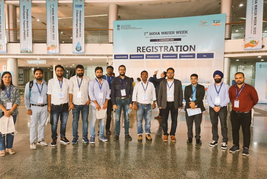 KartikJadav5's tweet photo. Visited exhibition centre of the 7th India Water Week (IWW) and attended a special session organized by @iwrsociety along with @WRDM_IITRoorkee and @CWCOfficial_FF on "On-farm water management for future water security"
@iitroorkee #OFWM #water
#India_Water_Week #Noida https://t.co/LVuTeqhGyH