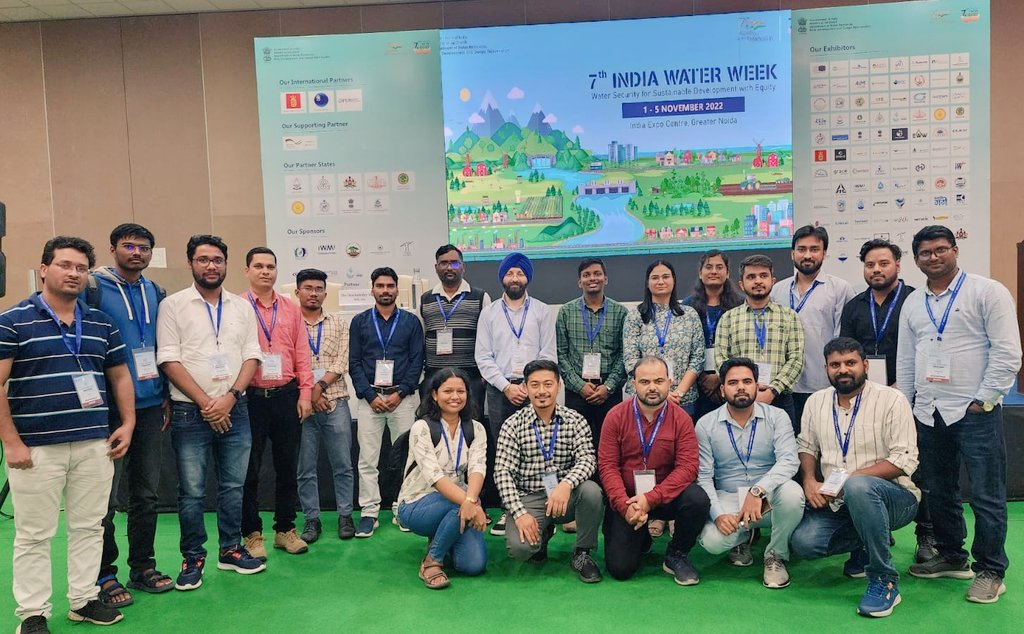 KartikJadav5's tweet photo. Visited exhibition centre of the 7th India Water Week (IWW) and attended a special session organized by @iwrsociety along with @WRDM_IITRoorkee and @CWCOfficial_FF on "On-farm water management for future water security"
@iitroorkee #OFWM #water
#India_Water_Week #Noida https://t.co/LVuTeqhGyH