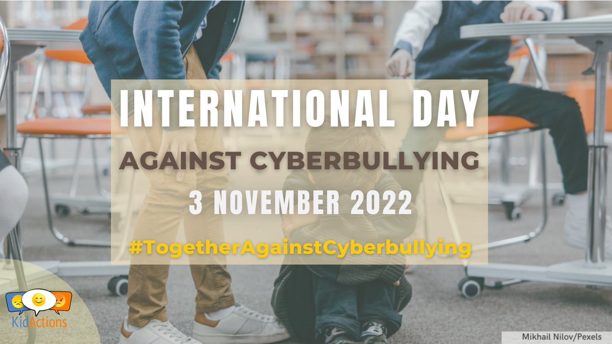 kidactions's tweet photo. 〰️Today is the international day against violence and #bullying at school incl #cyberbullying, declared by @UNESCO🤗

〰️Read more about it➡️ https://t.co/sOqTTc7jfa

〰️Participate in the #KidActions Forum to gather forces #TogetherAgainstCyberbullying ➡️https://t.co/jmHmpXeFA7 https://t.co/K7AY0VMvGc