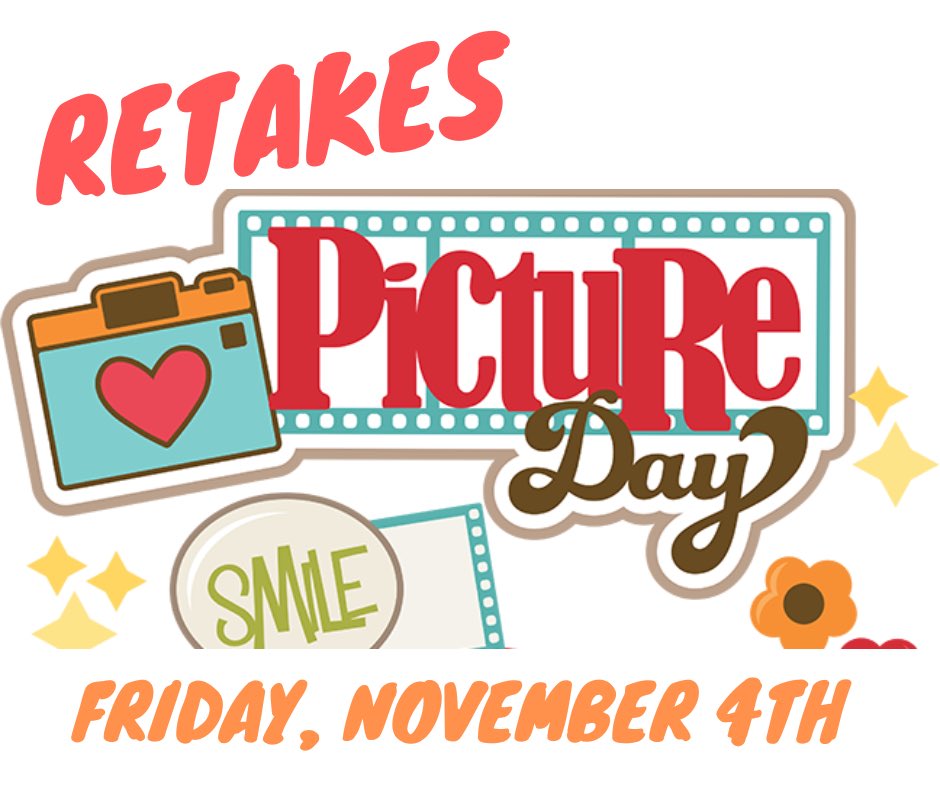 Picture Retakes are tomorrow!