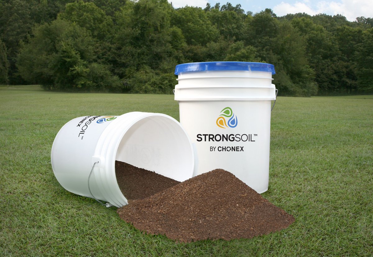 StrongSoil by CHONEX is an organic probiotic that rebuilds the biology in soil helping maintain yields with 20-50% less chemical fertilizer. bit.ly/3WoX1T5 #OMRIListed #RegenerativeAgriculture #AgTech