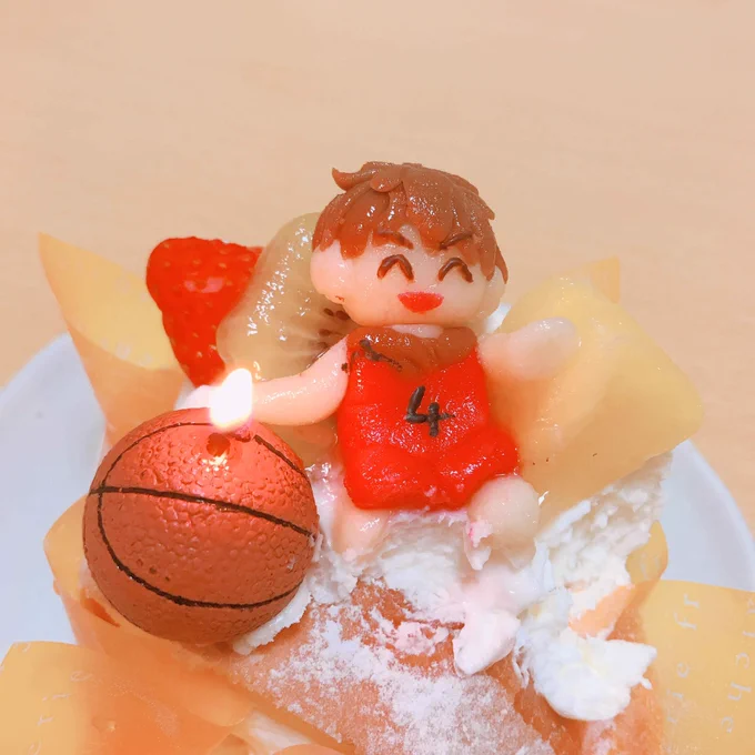 マジパンで千秋くんを作ってのろうそくつけたら溶けていったときの回 