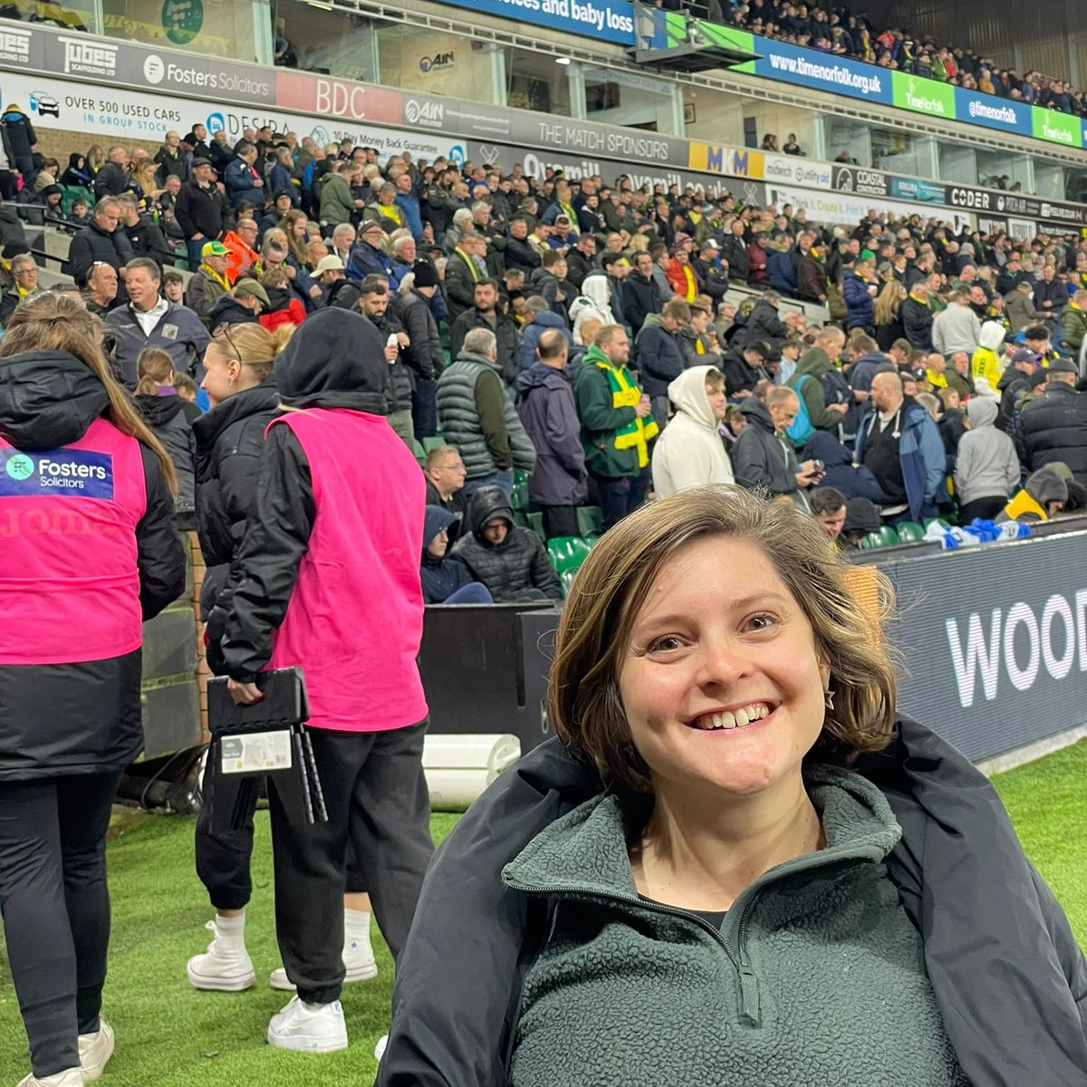TimeNorfolk's tweet photo. It was amazing to be at the Norwich match last night &amp; see TimeNorfolk up in the stands! Thankyou @NorwichCityFC for your support. 

#MatchDayPartner #TimeNorfolk #NCFC #PregnancyLoss https://t.co/WbsEwfI9pk