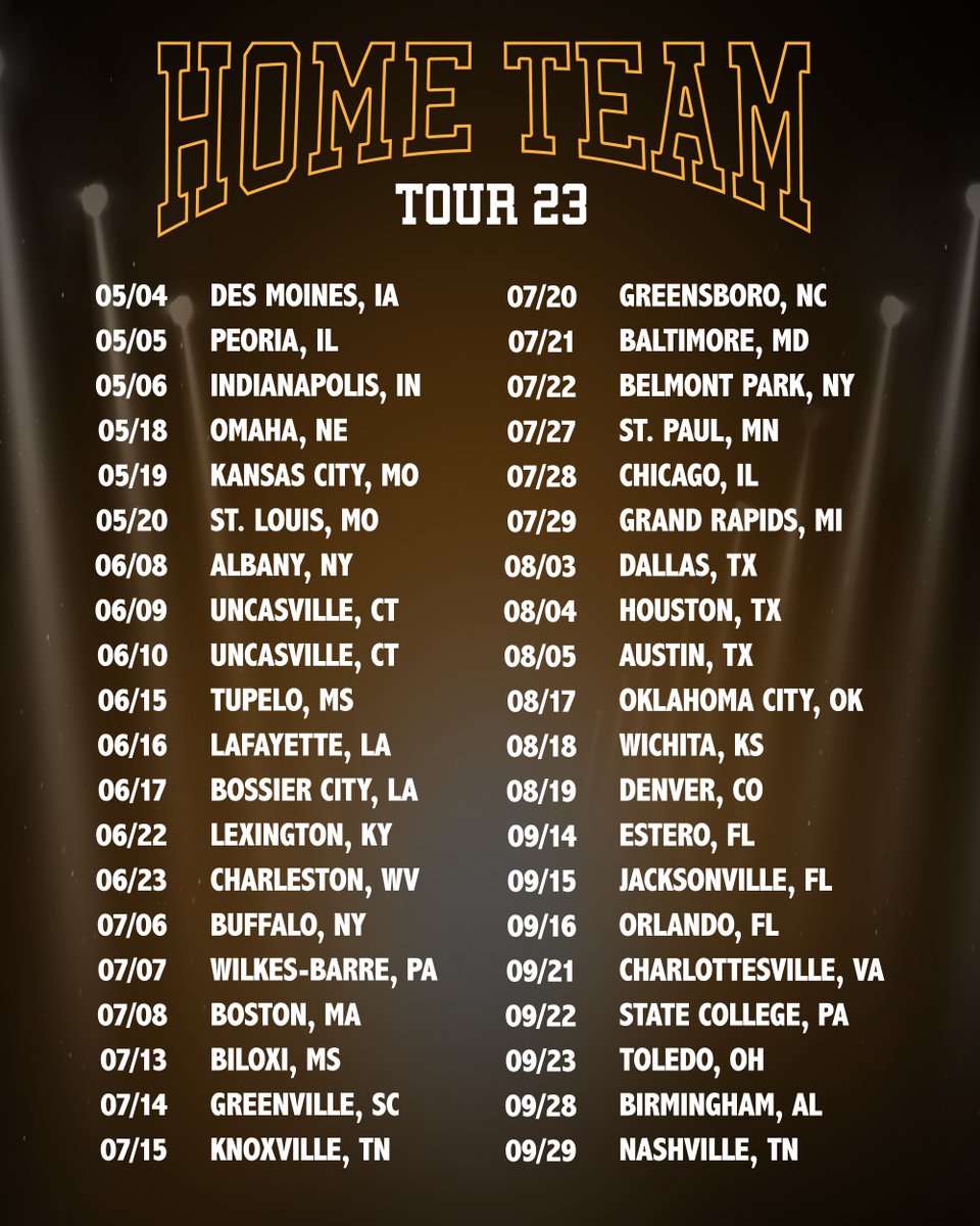 natesmithsongs's tweet photo. SO excited to be joining @ThomasRhett on the road next year 🙌 who will I see there?! Pre-sale starts next Wednesday click here for the code: https://t.co/JDIYNl91Vk ❤️ #HomeTeam23 https://t.co/b8fUvaCrZF