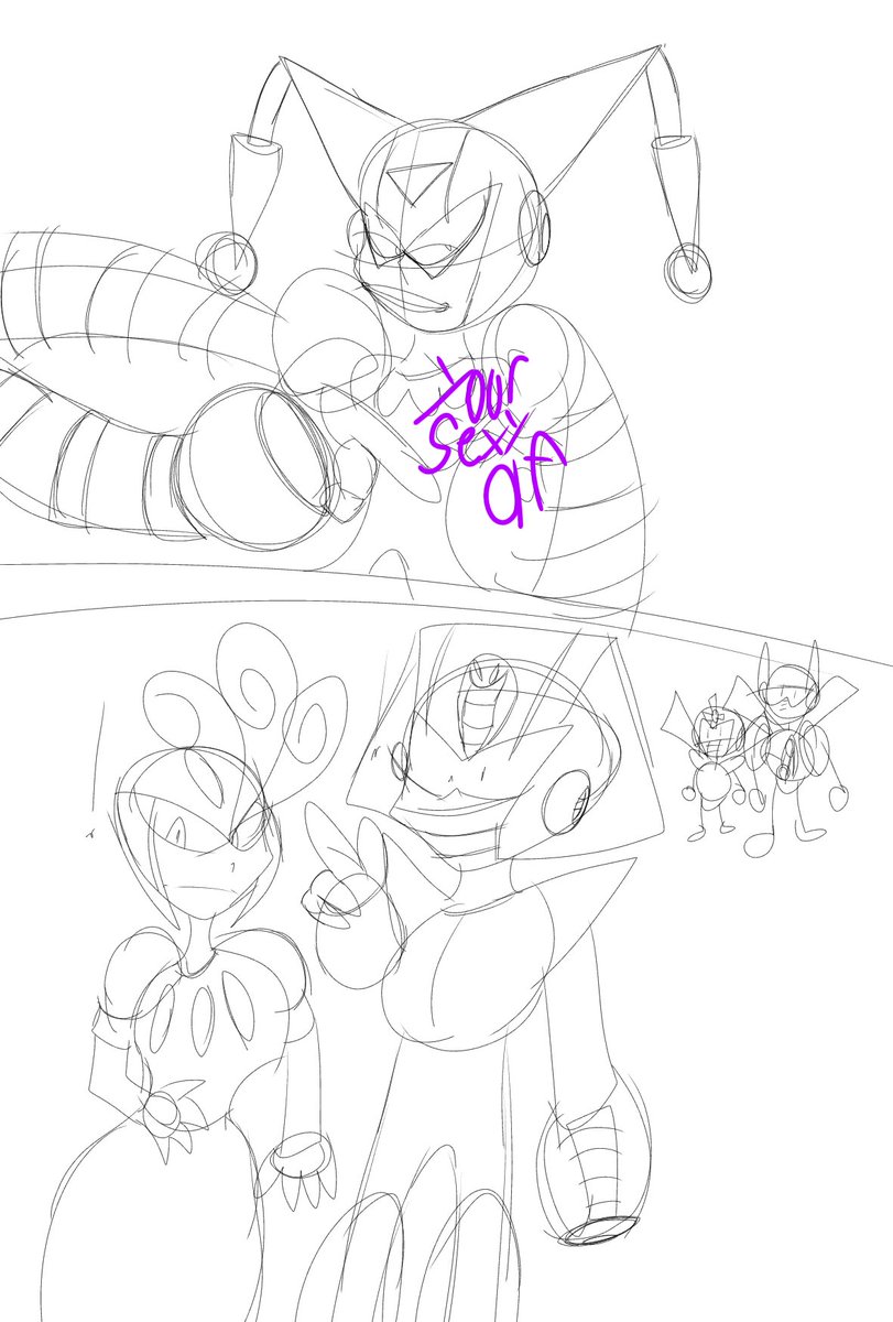 Chillerkiller96's tweet image. There sexy AF #megaman 
#pharaohman #gyroman #turboman #clownman #splashwoman