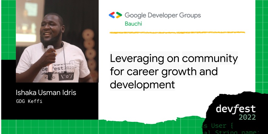usman4all's tweet photo. This Saturday I will speaking on how to leverage on community for one's career development and growth at  #DevFestBauchi . 

Cc: #DevFest
@googledevs @gdgbauchi @googledevgroups https://t.co/aAAtH2uaFc