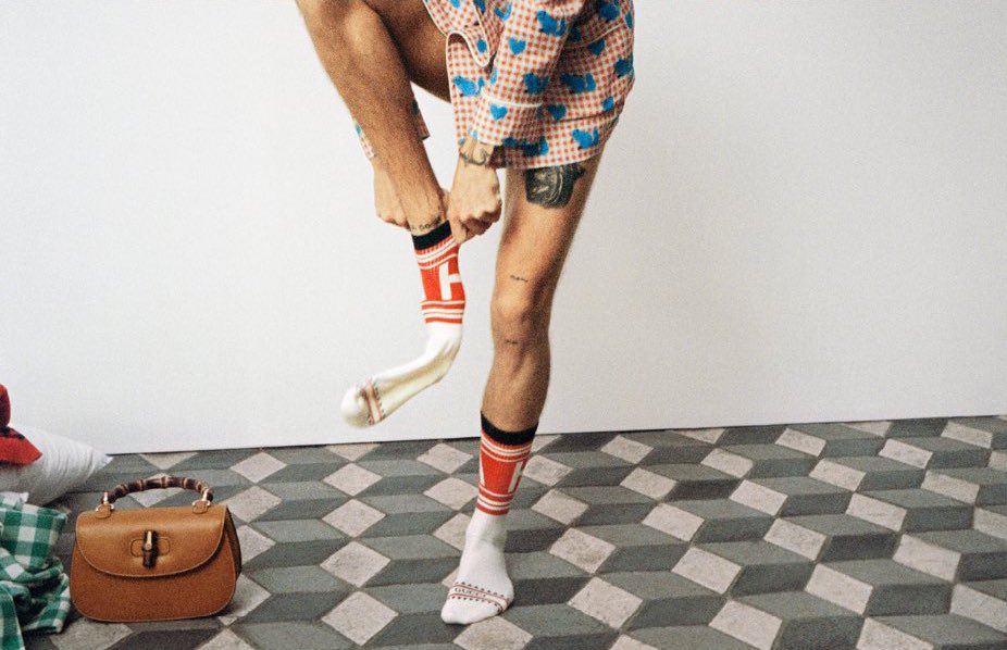 KingsMediaHL's tweet photo. 📸| Harry photographed for Gucci HA HA HA. https://t.co/m8vmXJh63K