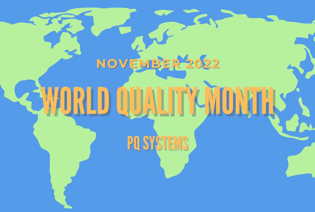 PQSystems's tweet photo. Happy World Quality Month!

November celebrates the continued impact of attention to quality across the globe. This month raises quality awareness and recognizes the contributions and efforts of quality professionals!  #PQSystems #WorldQualityMonth https://t.co/PSdYoGd95u