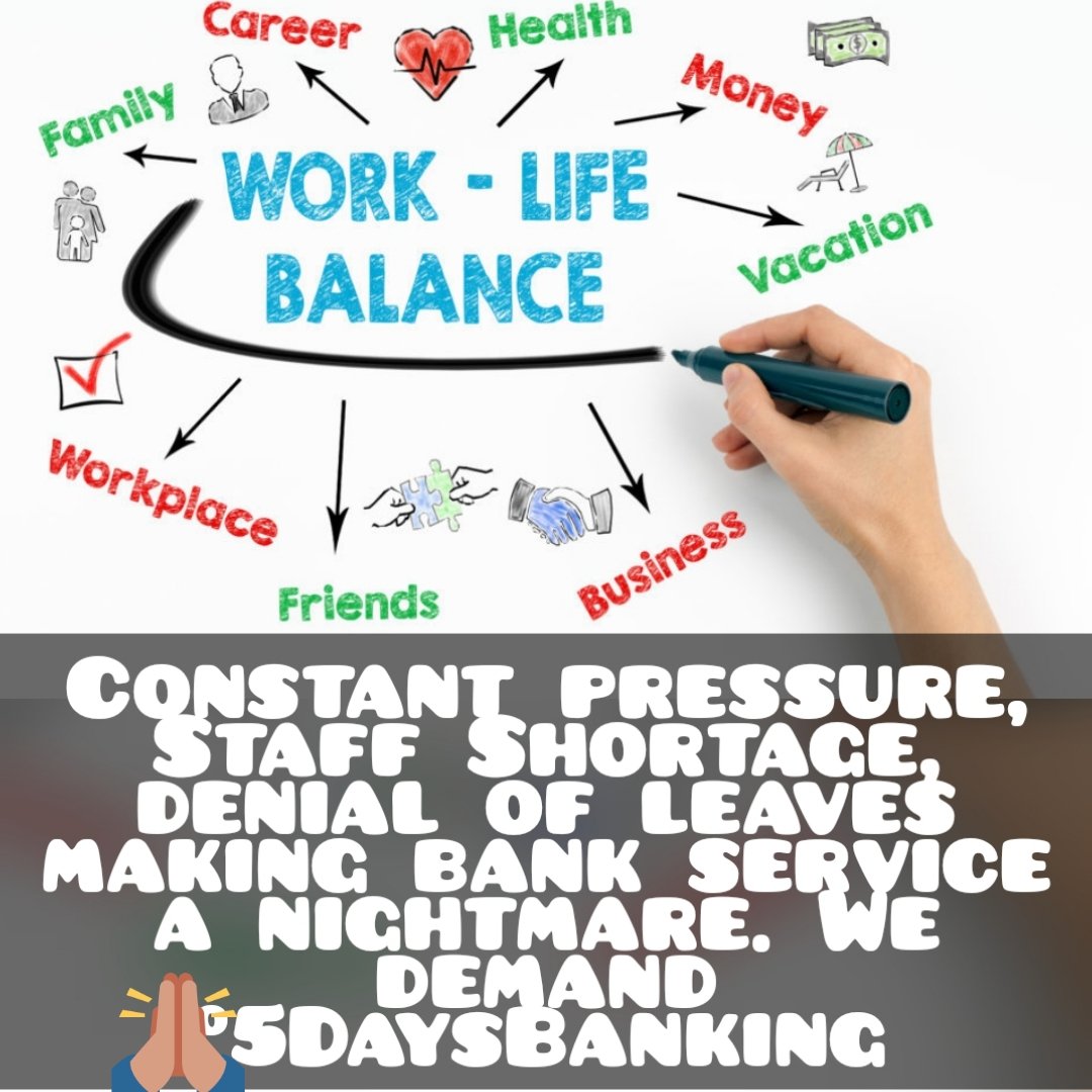 AUCBO_Tamilnadu's tweet photo. #5DaysBanking

This residual issue needs to be settled as it will save lives of many by ensuring #WorkLifeBalance

#5DayBanking
#regulatedworkinghours

@DFS_India 
@FinMinIndia 
@PMOIndia 
@mkstalin 
@AIBOACOD 
@ChairmanIba https://t.co/3DoiEzuAge