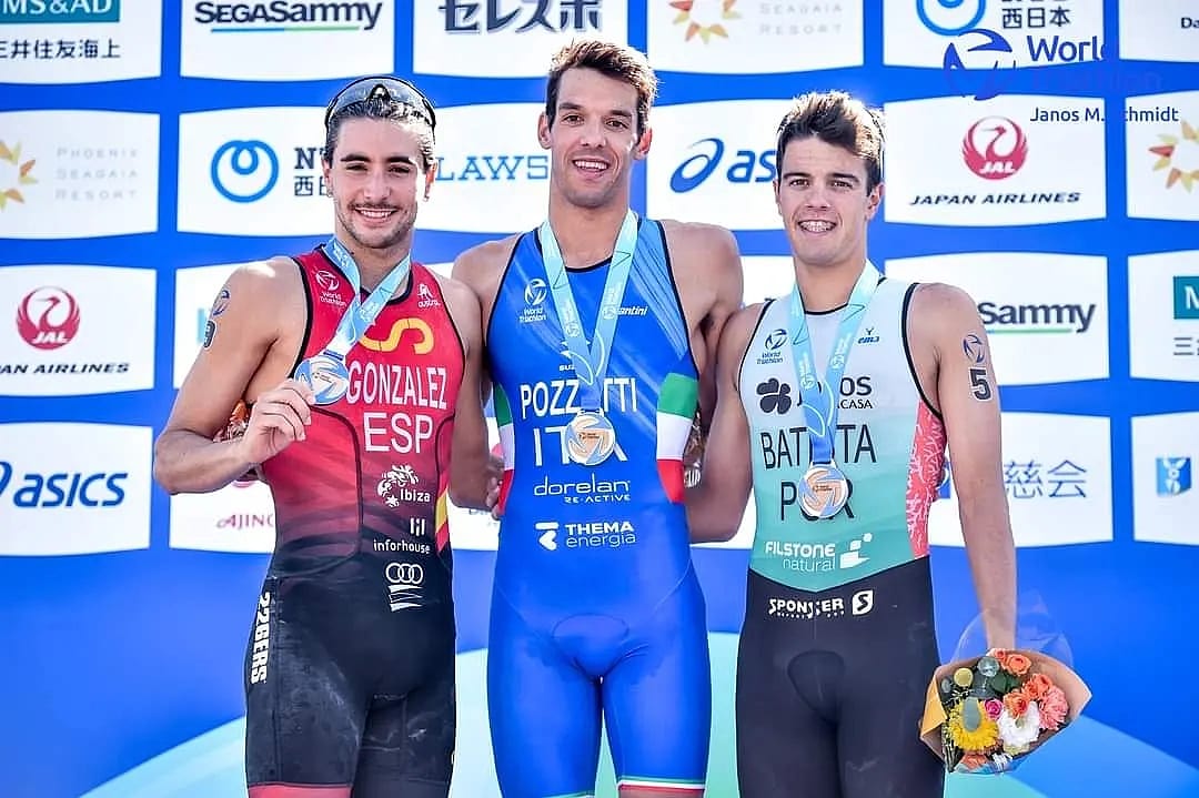 AGlezGPodium's tweet photo. Miyazaki World Triathlon Cup 🙂🥈🇯🇵 

Después de tantos años de trabajo, esfuerzo y sacrificio, al fin llegó mi primer podium en copa del mundo. Por momentos como este es donde te das cuenta de que todo ha merecido la pena.

¡Gracias de corazón! ❤️ https://t.co/xQpBbNri76