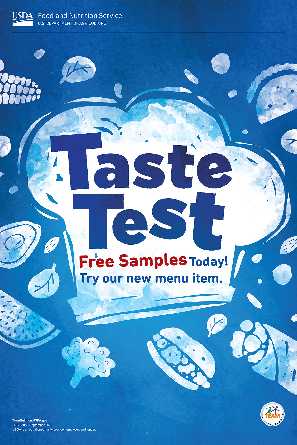 Taste test free samples