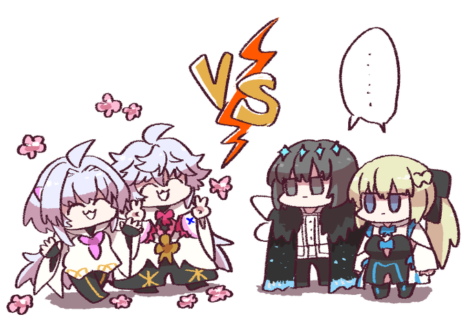 白組がんばれ🤍 黒組がんばれ🖤 