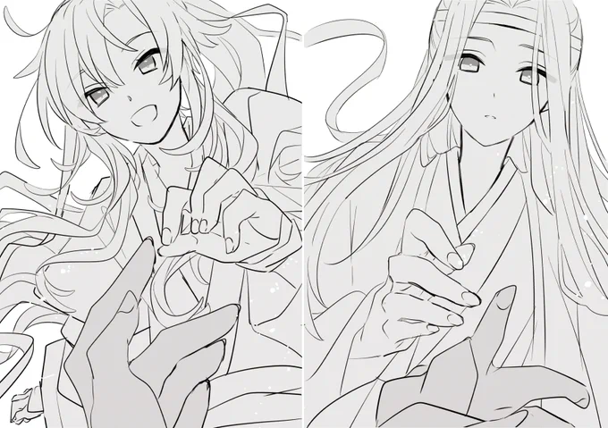 去年の夏くらいの描き始めのやつみかえしてたけどお姫様だっここのまえのとほぼ同じ顔してて手癖なんかな・・・ってなった 
