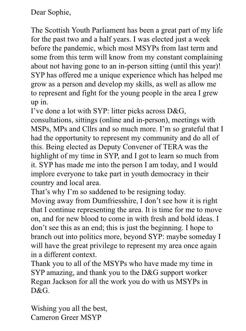 Cameron Greer MSYP tweet media