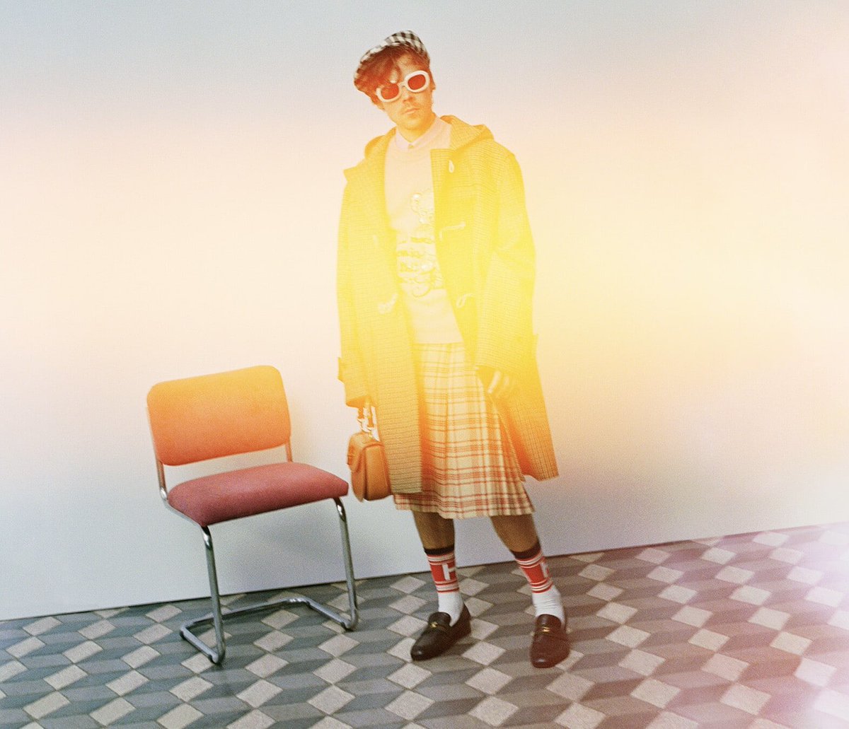 Harry para a coleção Gucci HA HA HA, 2022.