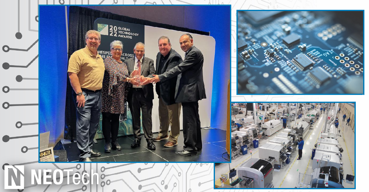 NEOSolves's tweet image. Members of NEOTech's team were on-hand to receive the 2022 GLOBAL Technology Award in the category of Contract Services > $100 million, announced Wednesday, Nov. 2, 2022 at SMTA International in Minneapolis. Please link to the following for more details: bit.ly/3A3bmeH