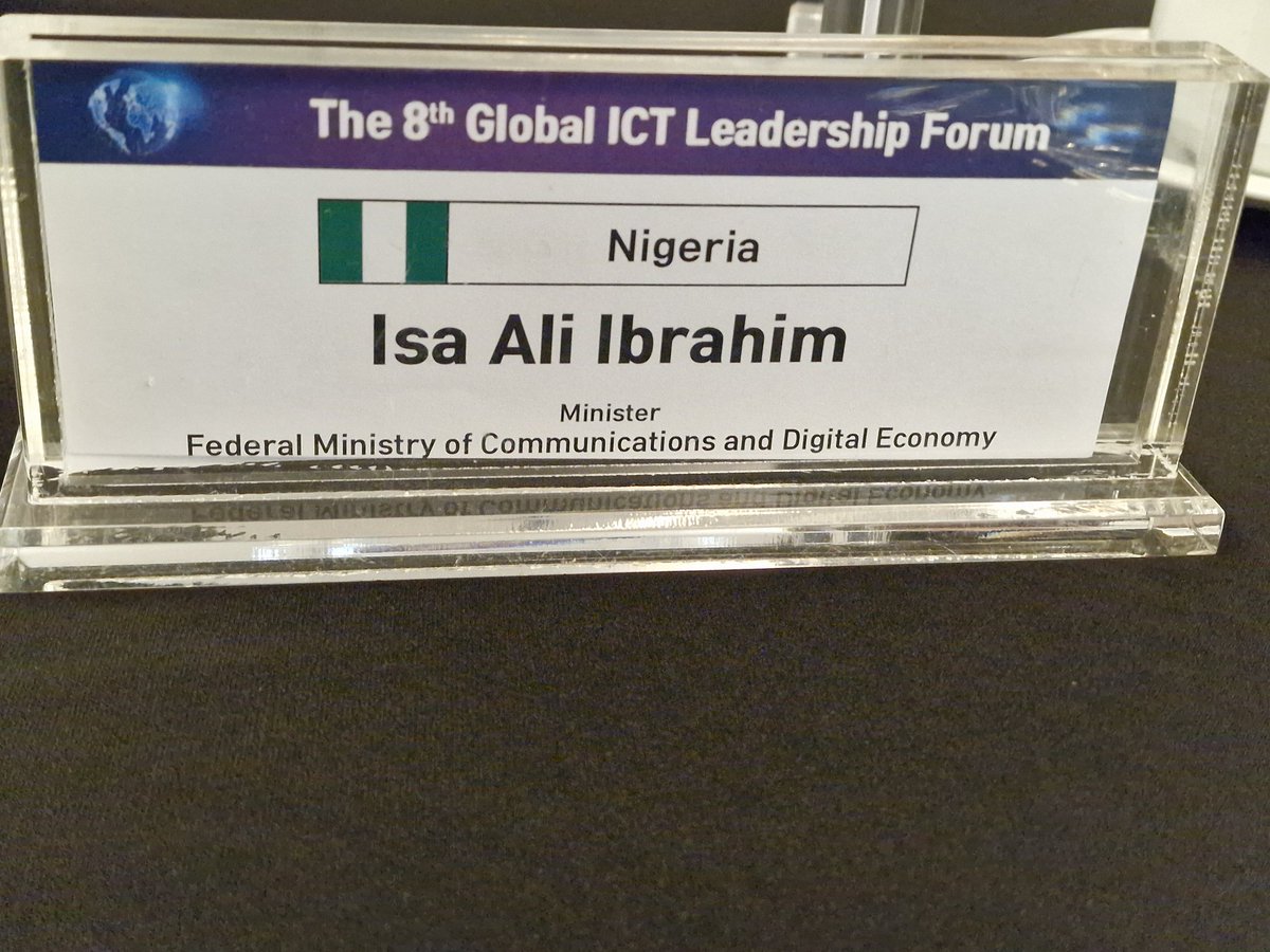 Yesterday, <a href="/ProfIsaPantami/">Prof. Isa Ali Ibrahim, CON</a> attended the 8th Global ICT Leadership Forum in Seoul, Republic of Korea. The forum took some major policies towards the continous development of the digital economy sector, globally.