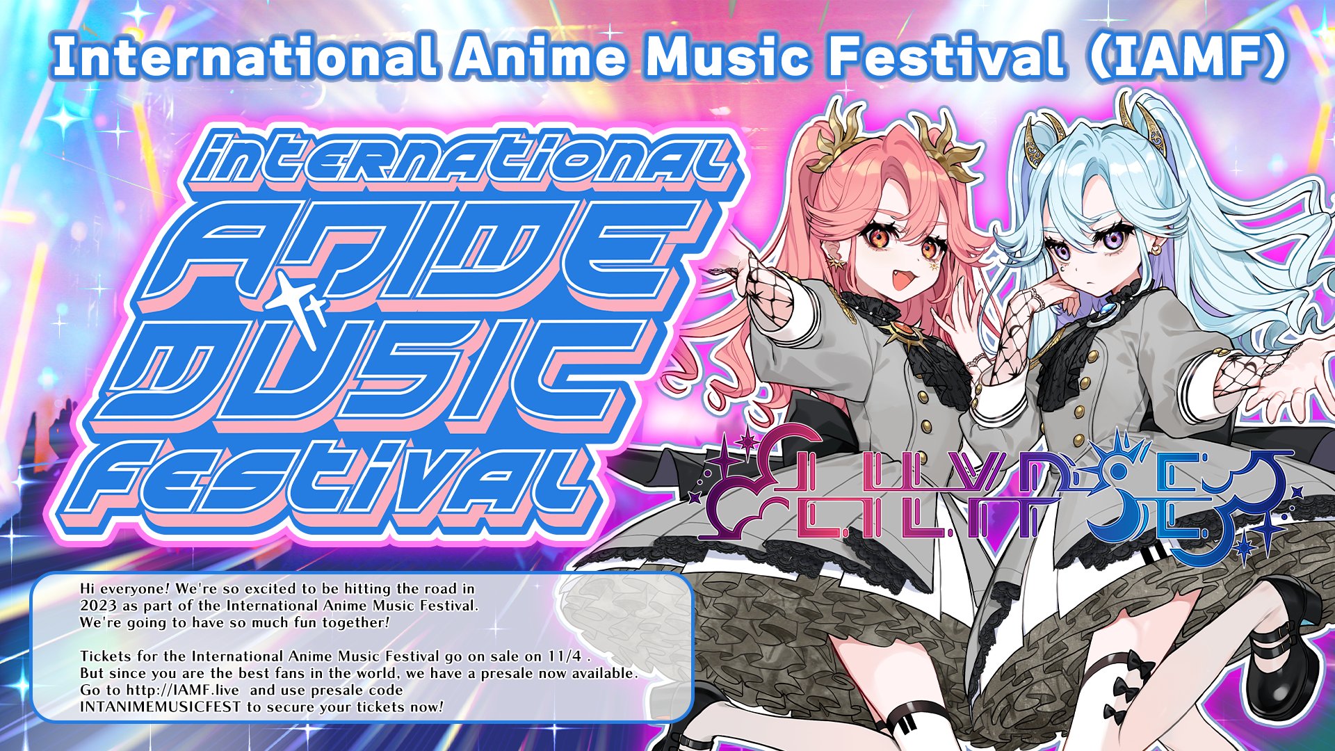 International Anime Music Festival March 2023 in Orlando Jacksonville  Fort Lauderdale Tickets for Presale Now  rflorida