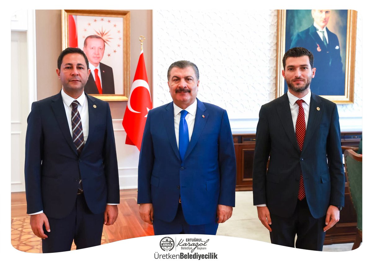 Ertugrulkaragol's tweet photo. Tokat Milletvekilimiz Sayın Yücel Bulut ile beraber Ankara'da Sağlık Bakanımız Sayın Fahrettin Koca'yı ziyaret ettik. Kıymetli bakanımıza ilçemizin ihtiyaçları ile ilgili taleplerimizi aktardık. https://t.co/9zYm2HFiDL