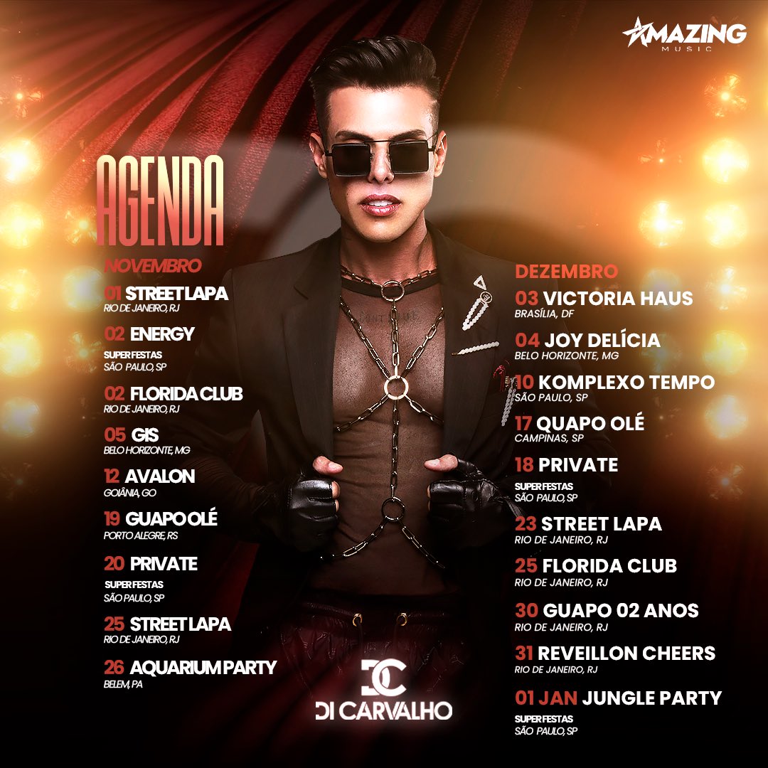 📇 Agenda 2022 fechada! 📇 
Como é bom e gratificante poder levar para tantos lugares o meu trabalho, gratidão a todos que me acompanham m, quero ver todos no front! Heeeeeey aonde eu te vejo ? ❤️

Assessoria <a href="/amazing/">Amazing</a>.music.br 
Manager @eudes__freire