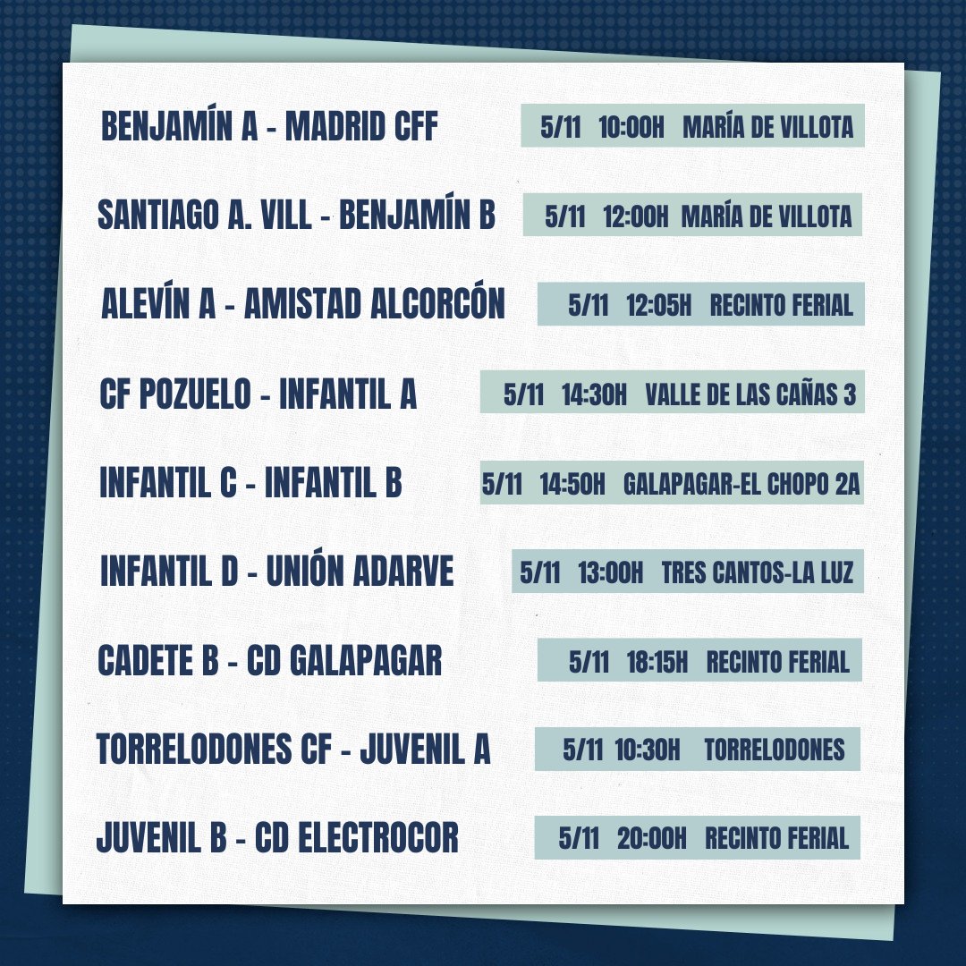 cff_olympia's tweet photo. ✅𝐄𝐋 𝐂𝐀𝐋𝐄𝐍𝐃𝐀𝐑𝐈𝐎 𝐃𝐄 𝐍𝐔𝐄𝐒𝐓𝐑𝐀 𝐂𝐀𝐍𝐓𝐄𝐑𝐀

💪Volvemos a la carga con todos nuestros equipos.

¡Vamos, Olympia!💙

#SoñamosJuntas #FutbolFemenino #Cantera https://t.co/UxffVaZWRc
